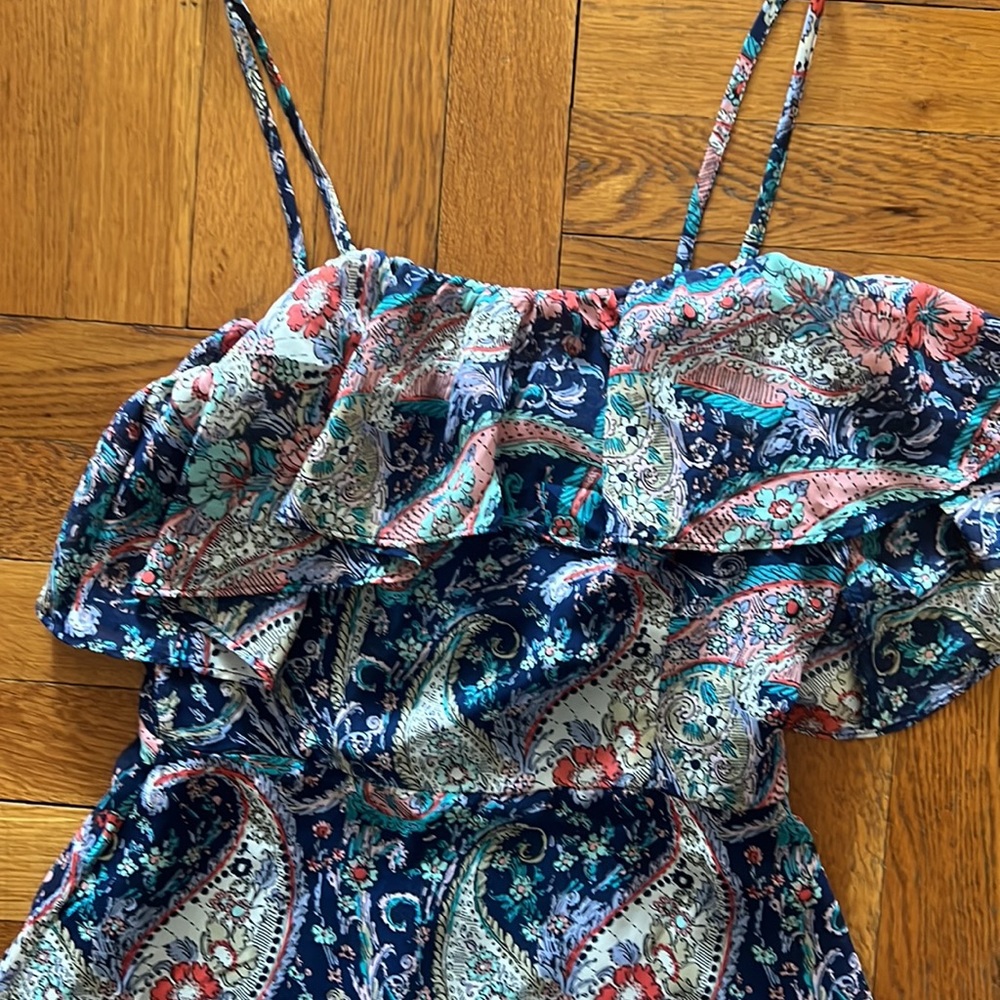 Design Lab high Low Hem Floral Flowy Dress